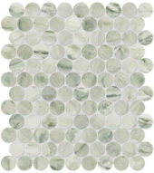Moscato Argento 1.25 Penny Round Mosaic | Glens Falls Tile & Supplies
