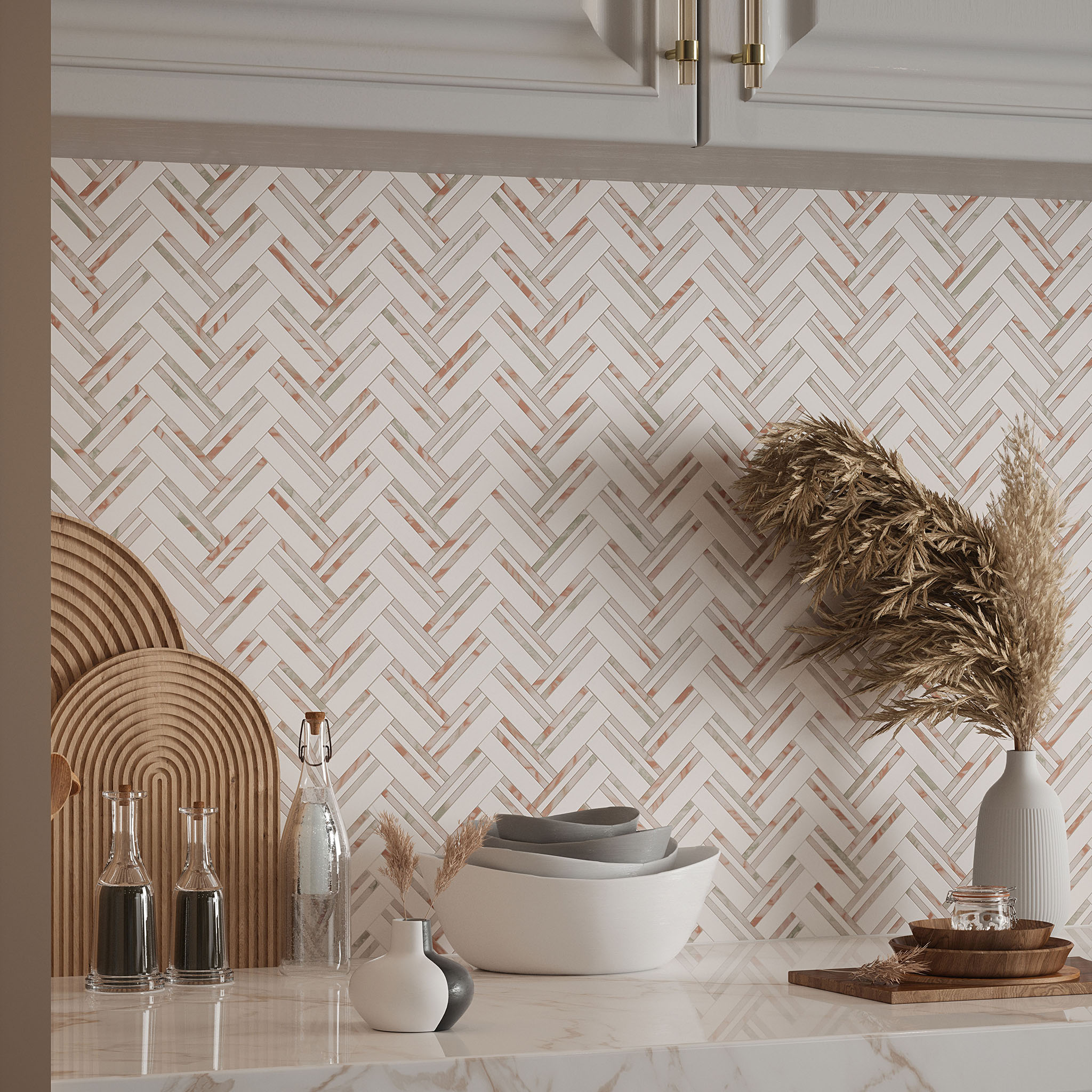 Rosey Weave Mosaic | Glens Falls Tile & Supplies