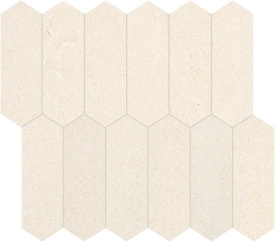 Serene Ivory 2×6 Picket Mosaic