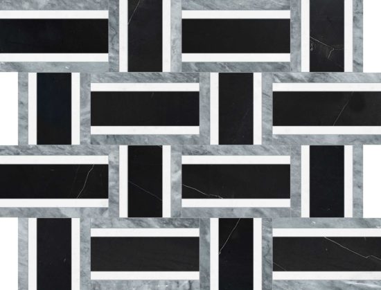 Utopio Cesto Monochromo Mosaic
