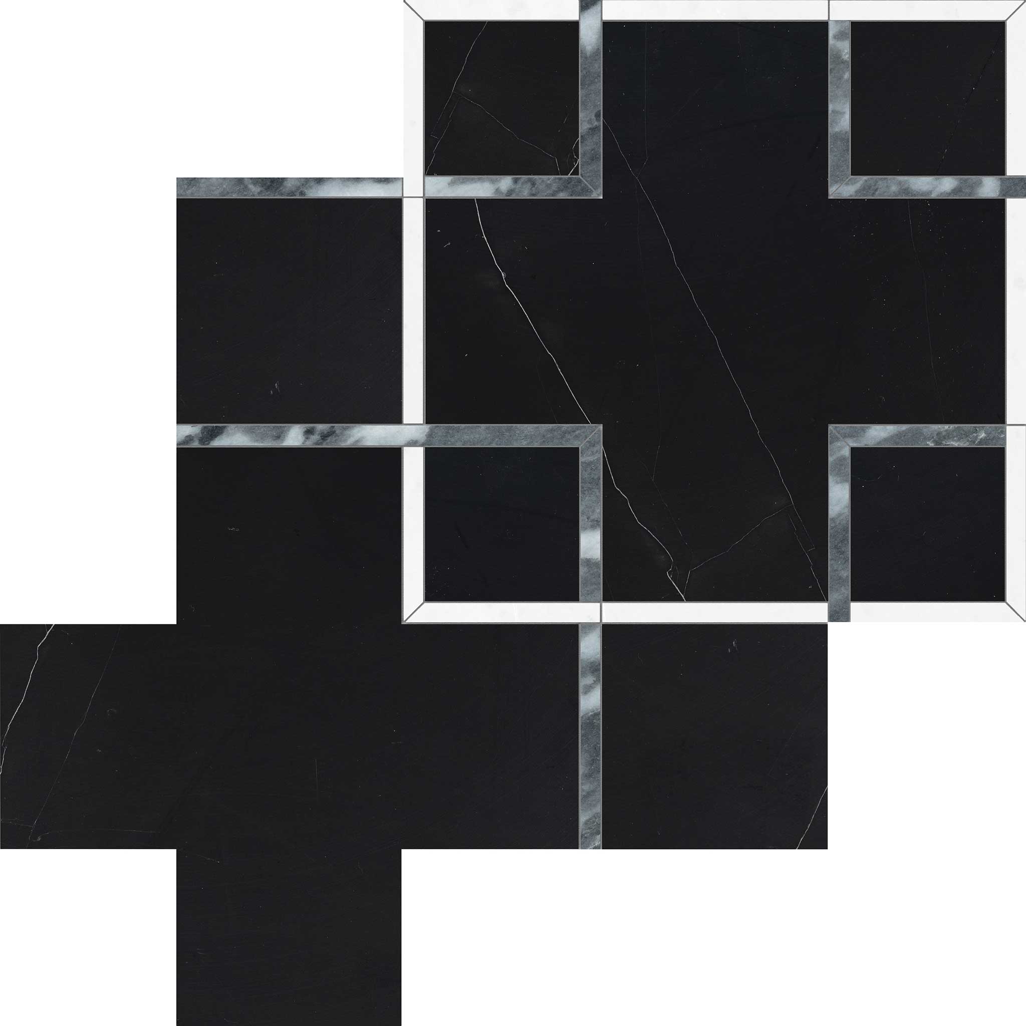 Utopio Schema Monochromo Mosaic | Glens Falls Tile & Supplies
