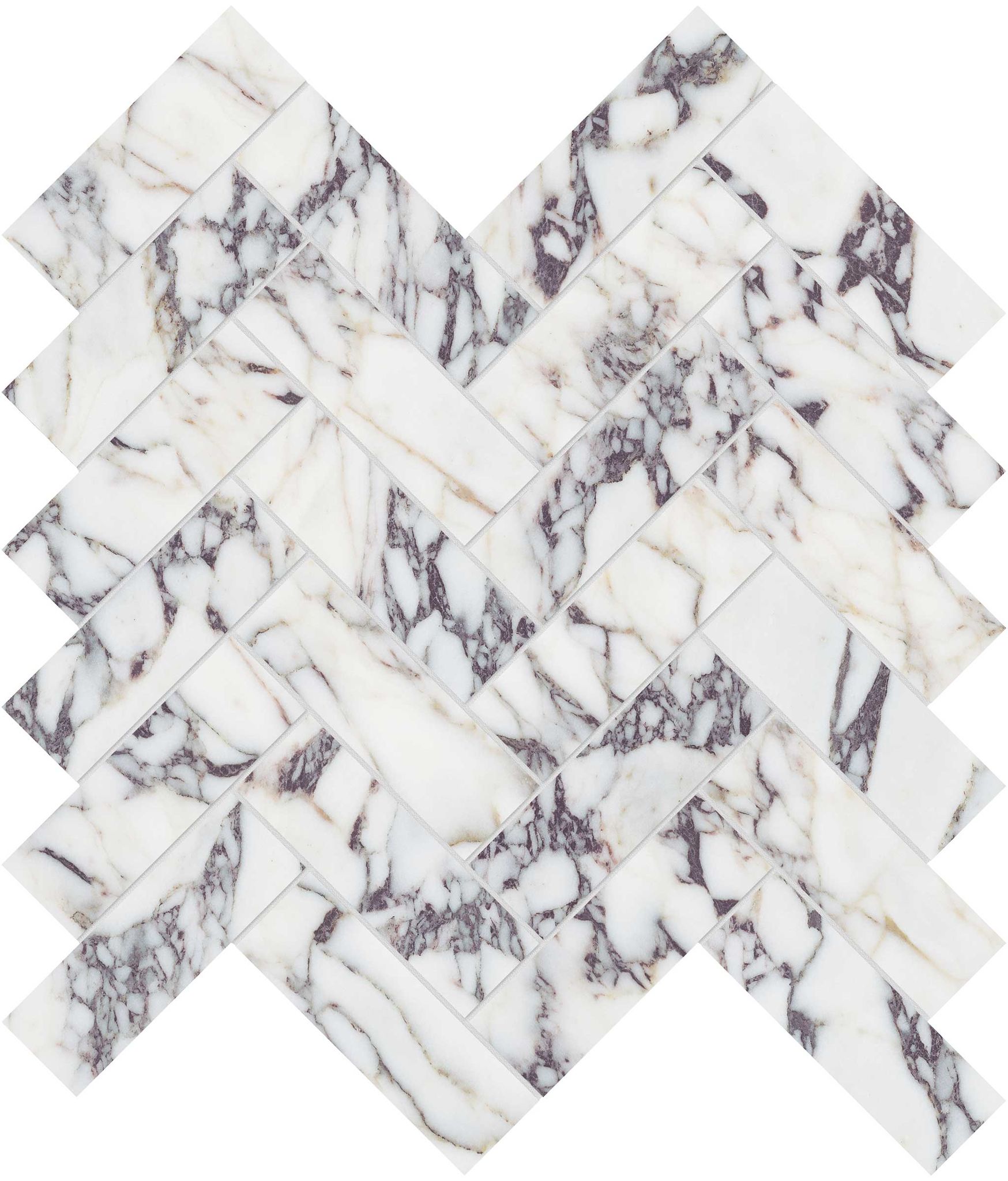 Viola Roccia 1.25x4 Herringbone Mosaic | Glens Falls Tile & Supplies