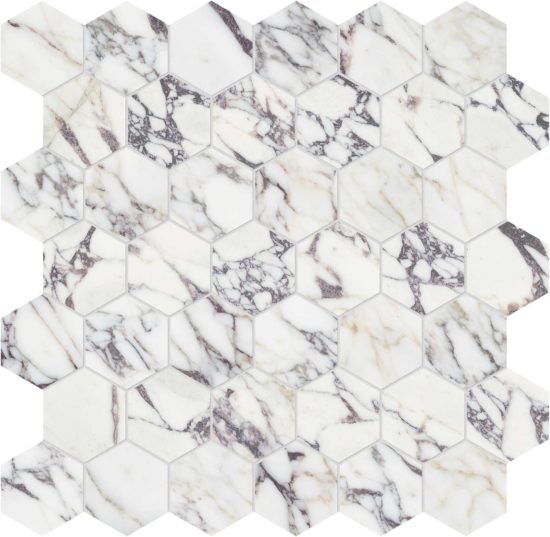 Viola Roccia 2 Hexagon Mosaic | Glens Falls Tile & Supplies