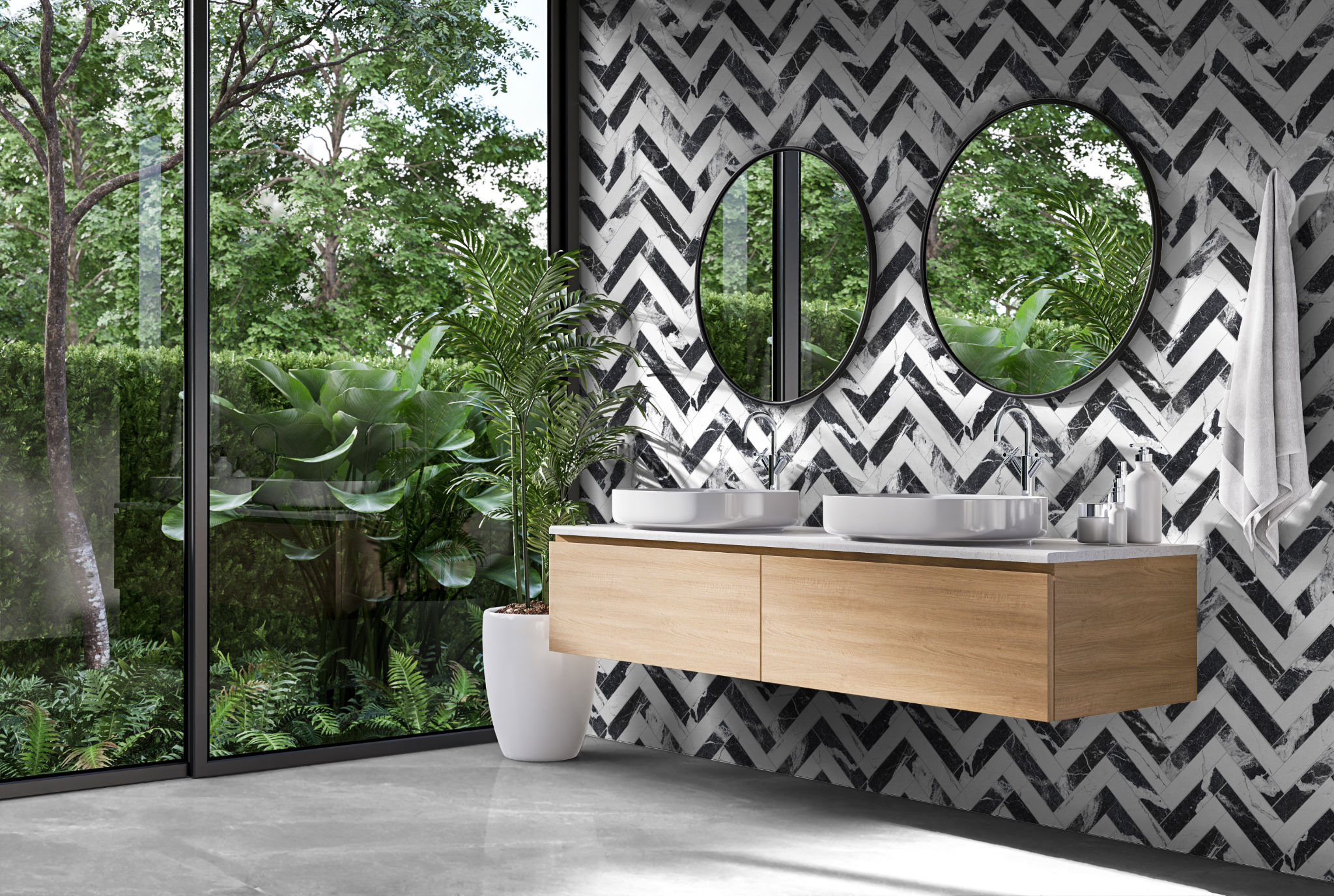 Obsession Nero & Statuario  | Glens Falls Tile & Supplies