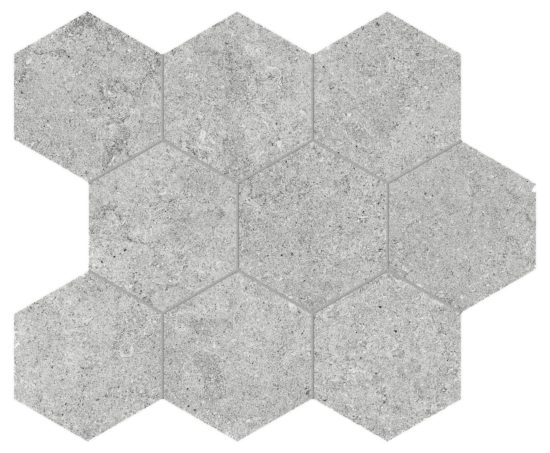 Lithoform 4" Hex Crosscut Twilight | Glens Falls Tile & Supplies
