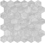 Plata Perla Grigia 2 Hexagon Matte | Glens Falls Tile & Supplies