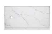 Shower Pan 36x60 Bianco Marble | Glens Falls Tile & Supplies