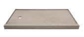 Shower Pan 36x60 Concrete Sand | Glens Falls Tile & Supplies